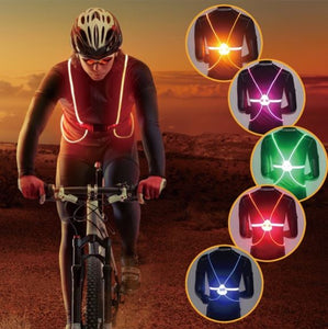 Motorcycle/bike Jacket LED Lafety Light
