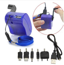 Load image into Gallery viewer, Manual Hand Operated Emergency Power Charger