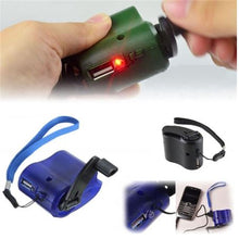 Load image into Gallery viewer, Manual Hand Operated Emergency Power Charger