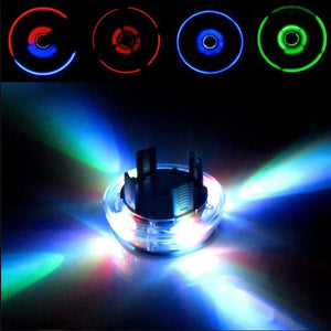 4 Mode 12 LED Fashion Car Solar Flash Colorful Wheel Light
