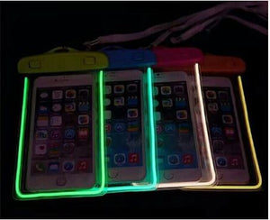 Under Water / Waterproof with LED Light Phone Pouch