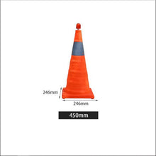 Load image into Gallery viewer, Telescopic Folding Road Cone Barricades Warning Sign Reflective Oxford Traffic Cone Traffic Facilities For Road Safety