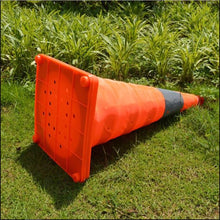 Load image into Gallery viewer, Telescopic Folding Road Cone Barricades Warning Sign Reflective Oxford Traffic Cone Traffic Facilities For Road Safety