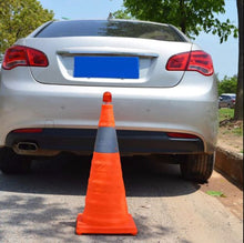 Load image into Gallery viewer, Telescopic Folding Road Cone Barricades Warning Sign Reflective Oxford Traffic Cone Traffic Facilities For Road Safety